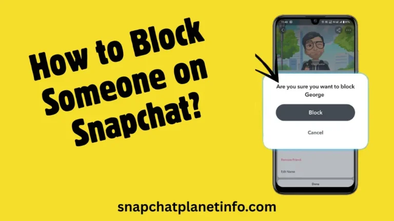 Block Someone on snapchat