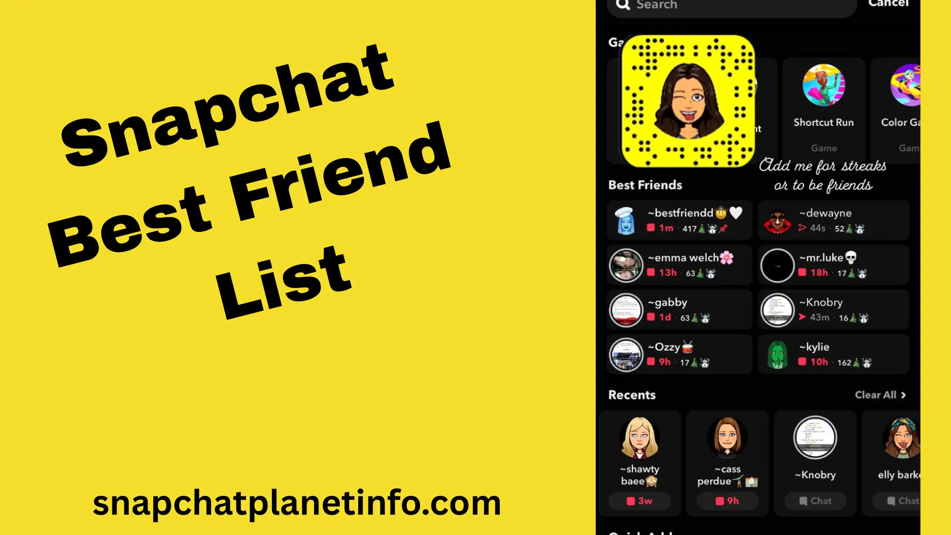 Snapchat Best Friend List - Check Who’s Closest to You 1 Snapchat Best Friends list