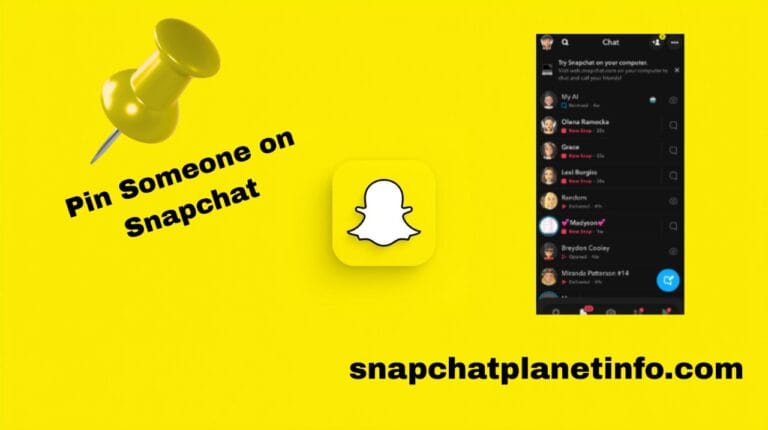 How to Pin Someone on Snapchat